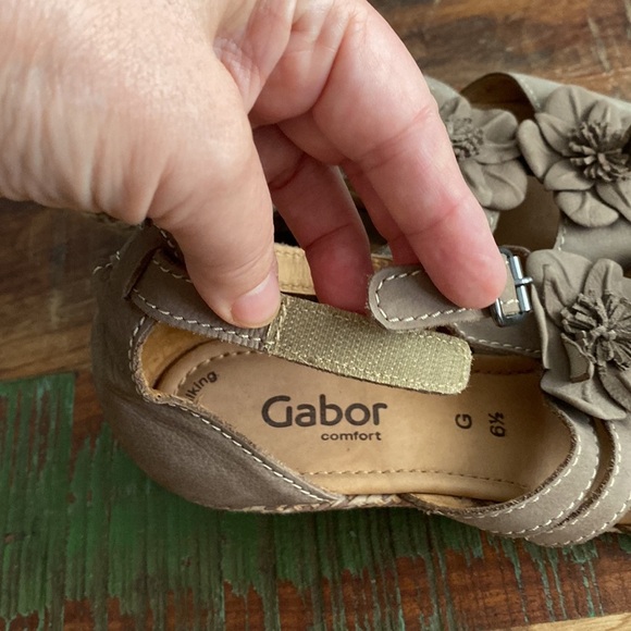 Gabor Comfort Easy Walking Open Toe Shoes Sandals size 9-10 - Picture 4 of 9